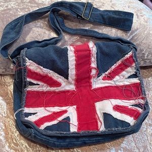 Vintage Britain Flag Messenger Bag